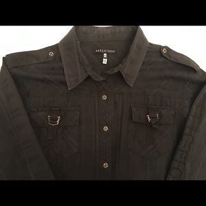 Affliction men’s XL long sleeve button shirt.